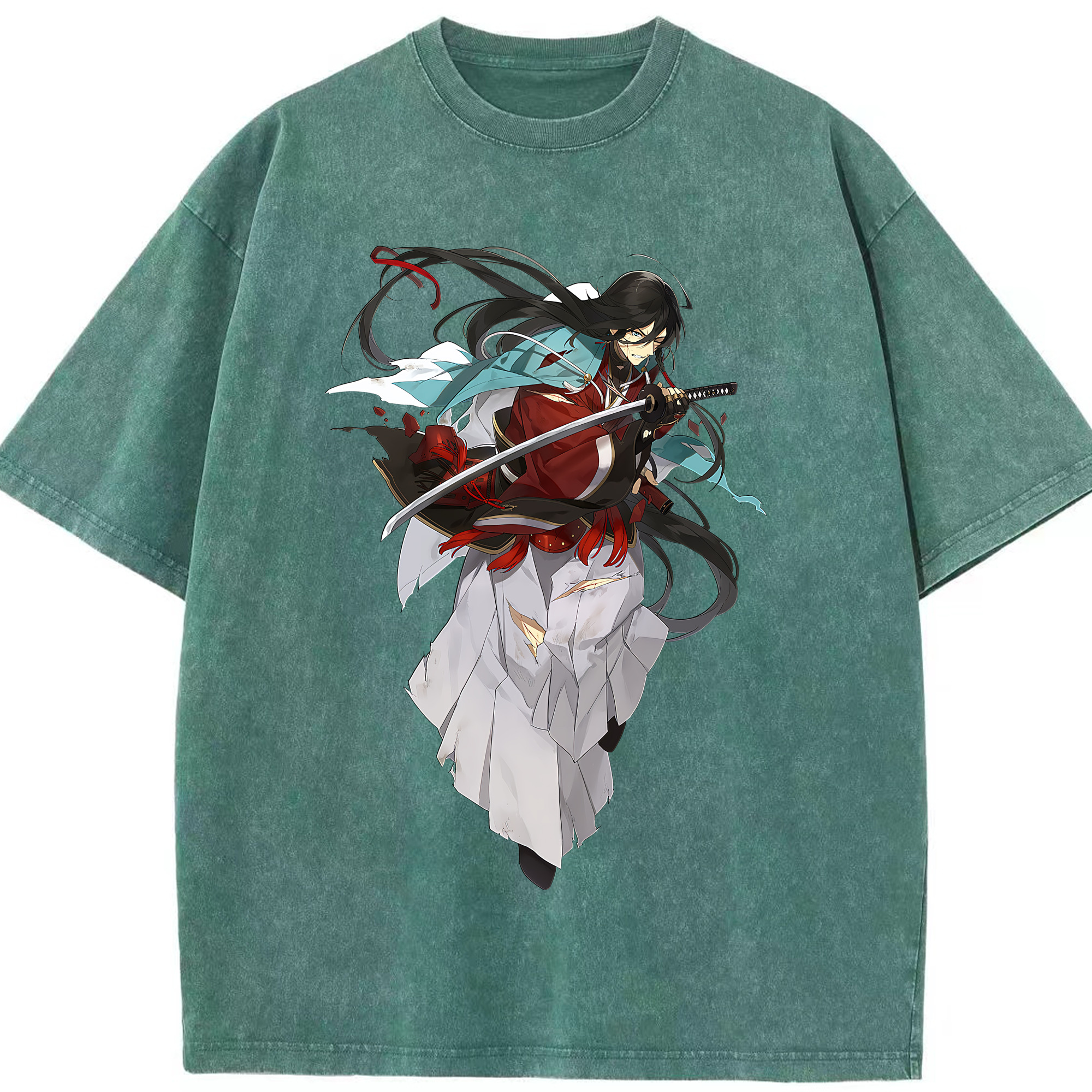 （画像用） 刀剣乱舞 Touken Ranbu 綿100% ヴィンテージ風 半袖Tシャツ（フロントプリント）
